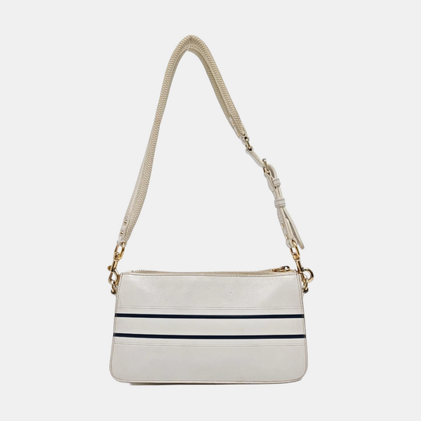 Calfskin Top Handle Bag White