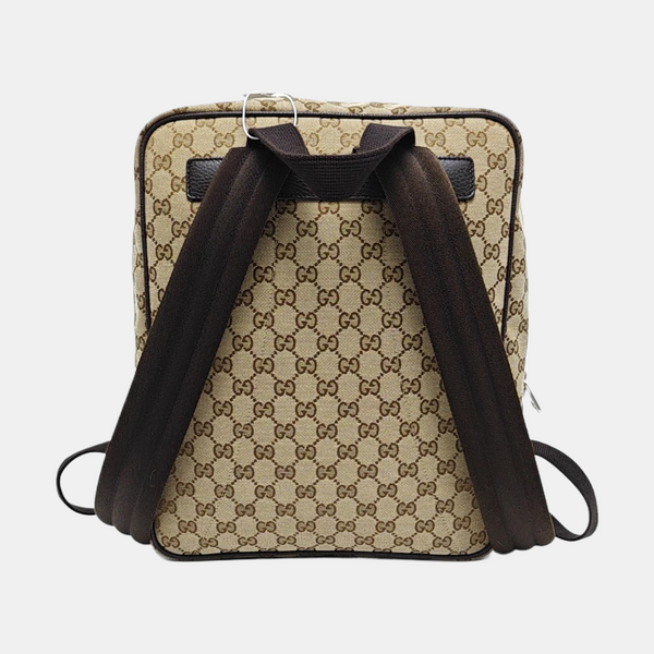 Monogram Canvas Backpack Brown