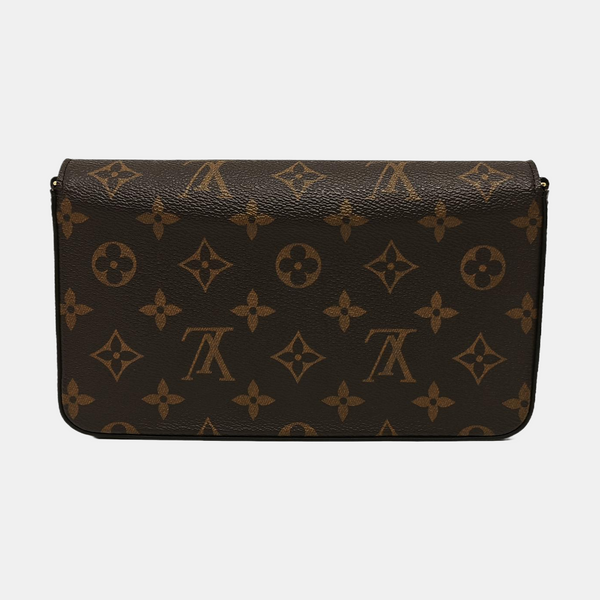 FÉLICIE Monogram Coated Canvas Brown