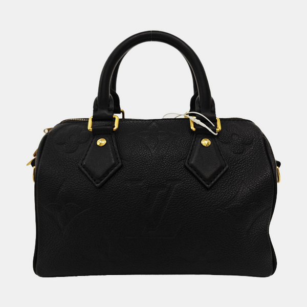 SPEEDY 20 Monogram Calfskin Black