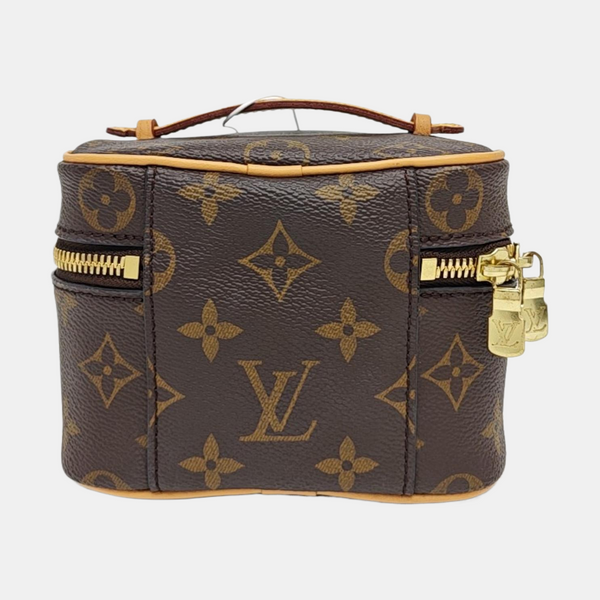 NICE Super Mini Monogram Coated Canvas Brown