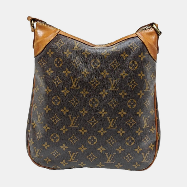 ODEON Monogram Coated Canvas Brown