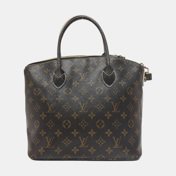 LOCKIT Monogram Coated Canvas Brown