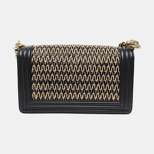 BOY CHANEL Medium Lambskin Black