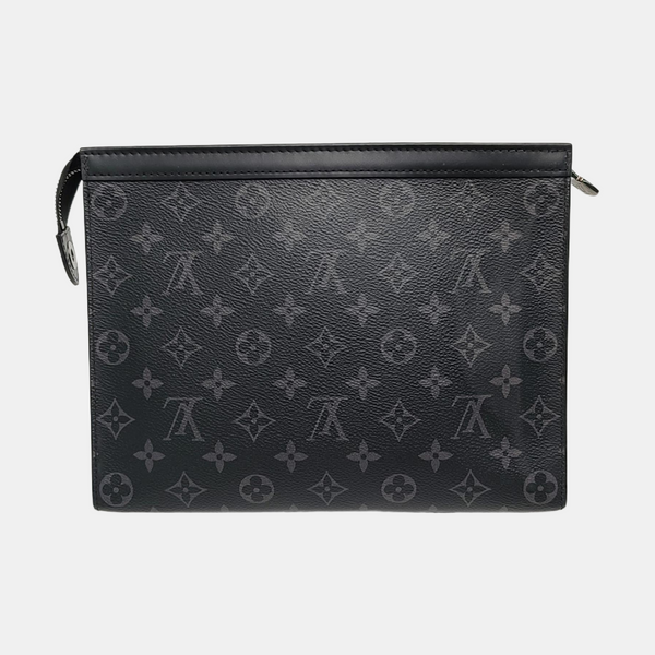 Pochette Voyag MM Monogram Coated Canvas Black