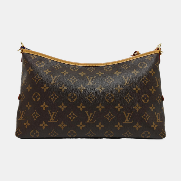 CARRYALL Small Monogram Coated Canvas Brown