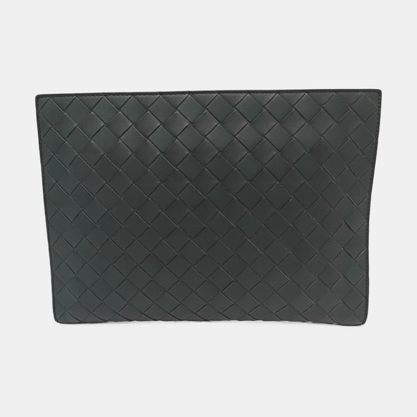 Calfskin Clutch Small Green