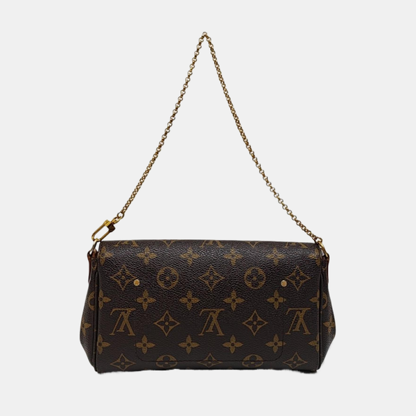 FAVORITE PM Monogram Coated Canvas Brown
