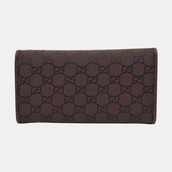 Monogram Canvas Wallet Brown