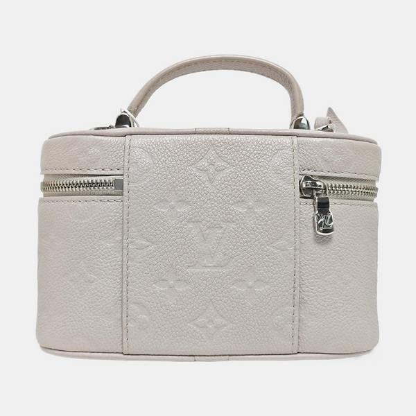 Vanity Chain Pouch Mini Monogram Calfskin Gray