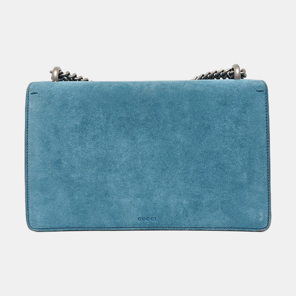 Authenticated pre-owned Dionysus Suede Blue - Shoulder Bag at Looply