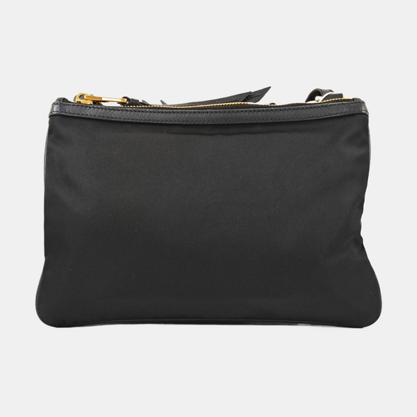 Fabric Shoulder Bag Small Black