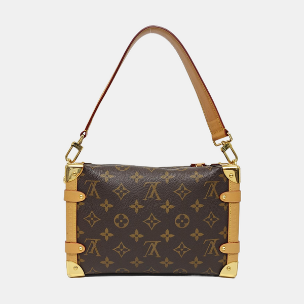 SIDE TRUNK MM Monogram Coated Canvas Brown