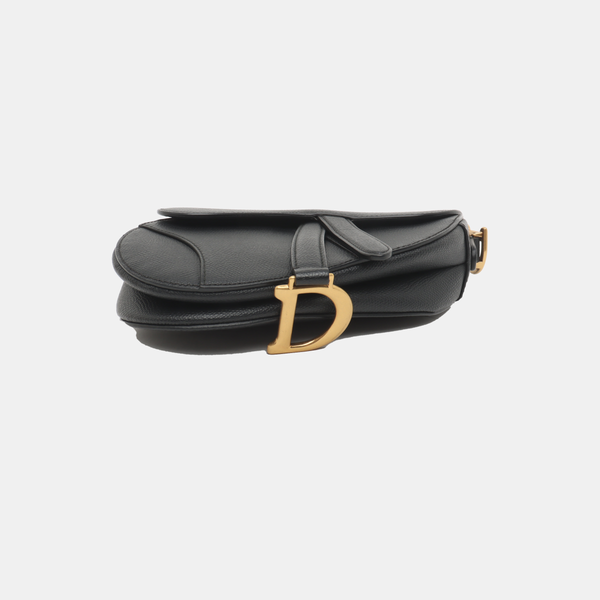 Saddle Mini Calfskin Black