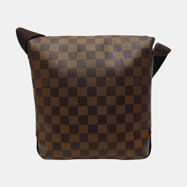 BROOKLYN PM Damier Ebene Coated Canvas Brown