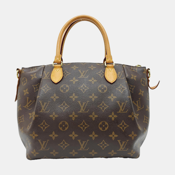 TURENNE Monogram Coated Canvas Brown
