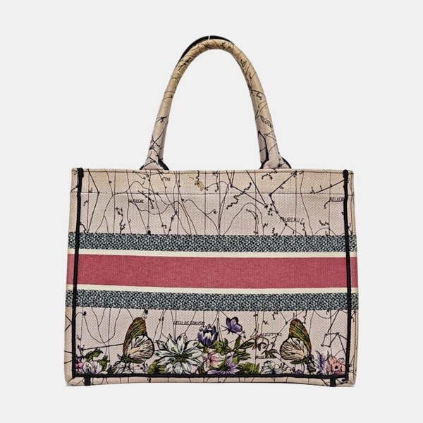Book Tote Small Canvas Multicolor