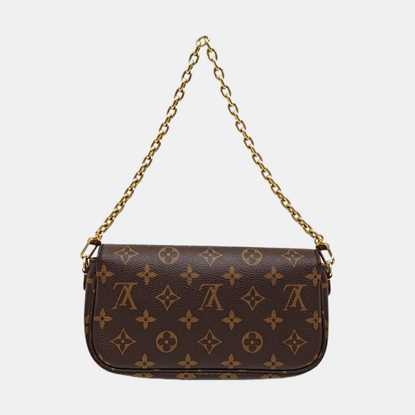 IVY Monogram Coated Canvas Brown