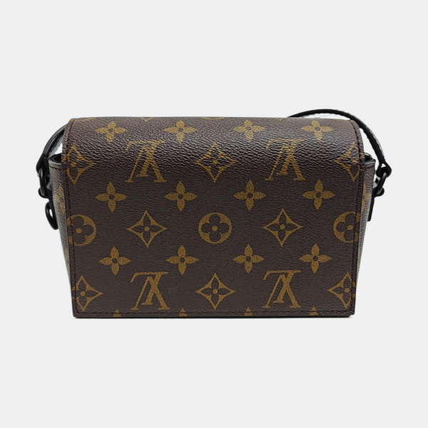 SOFT TRUNK Mini Monogram Coated Canvas Brown