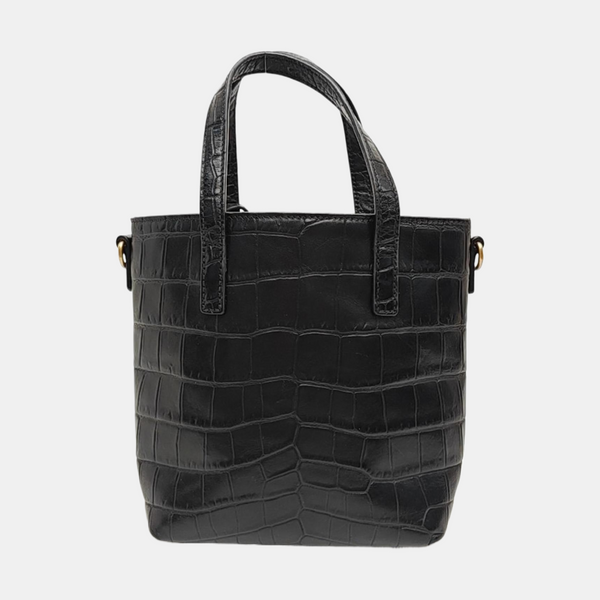 Calfskin Shoulder Bag Black