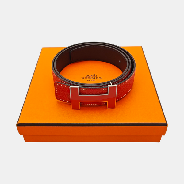 Leather Belt Red