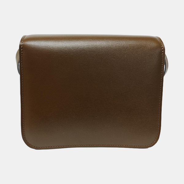 CLASSIC BOX Small Calfskin Brown