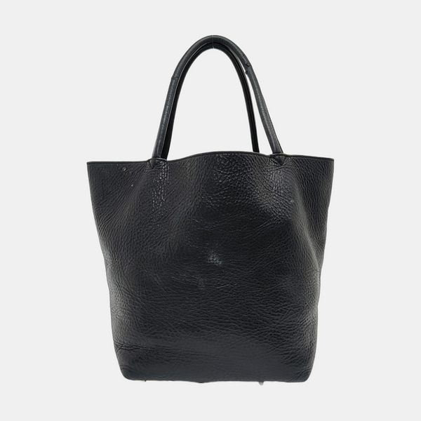 Leather Tote Bag Black