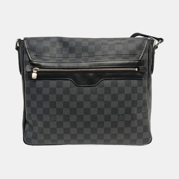 DANIEL MM Damier Graphite Coated Canvas Gray
