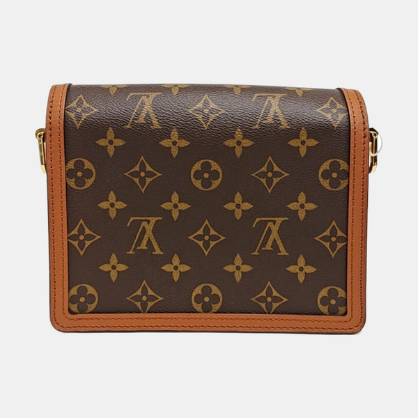 DAUPHINE Mini Monogram Coated Canvas Brown
