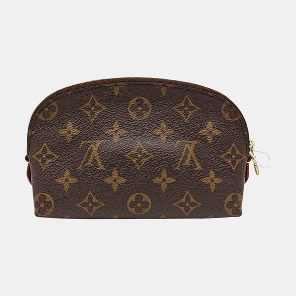 COSMETIC PM Monogram Coated Canvas Brown
