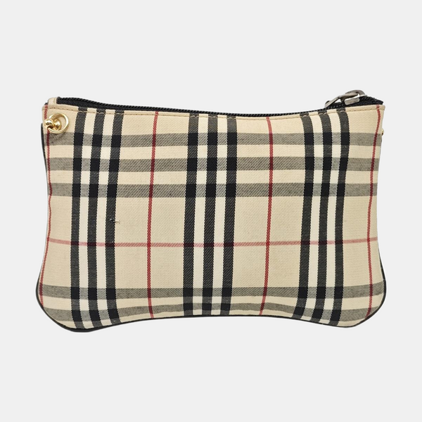 Canvas Clutch Beige