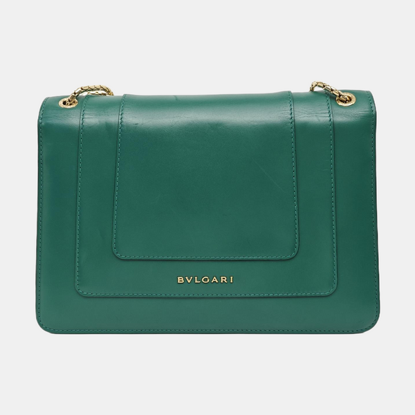 SERPENTI FOREVER Medium Calfskin Green