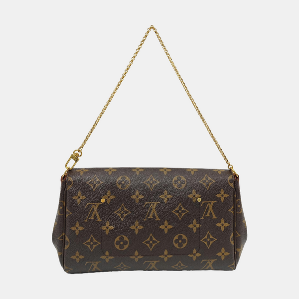 FAVORITE MM Monogram Coated Canvas Brown