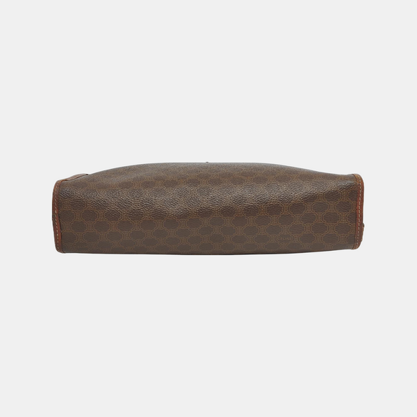 MACADAM CLUTCHES Coated Canvas Brown