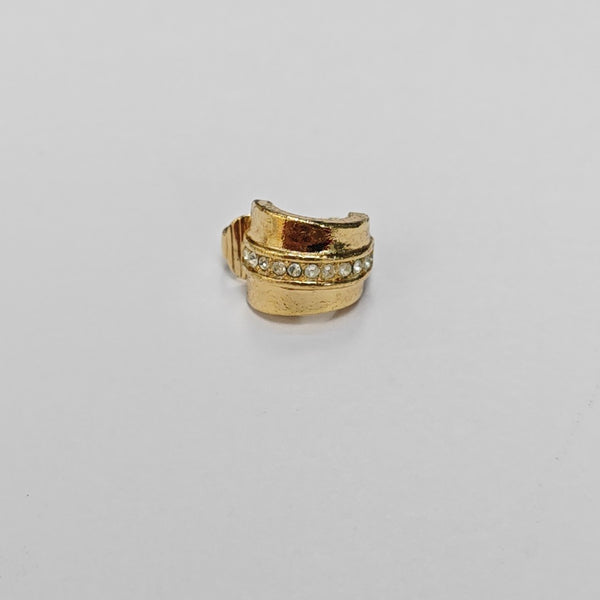 Metal Gold Clip On Earrings