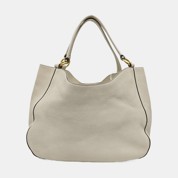 Twill Calfskin White