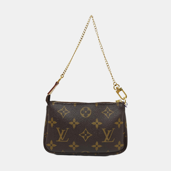 ACCESSOIRES Mini Monogram Coated Canvas Brown