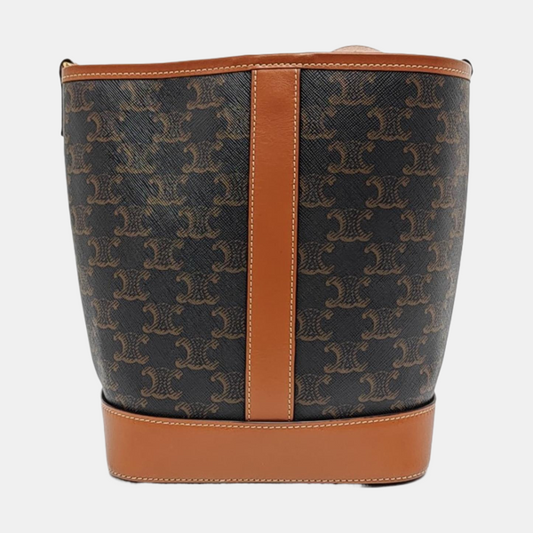 TRIOMPHE CANVAS Small Coated Canvas Brown