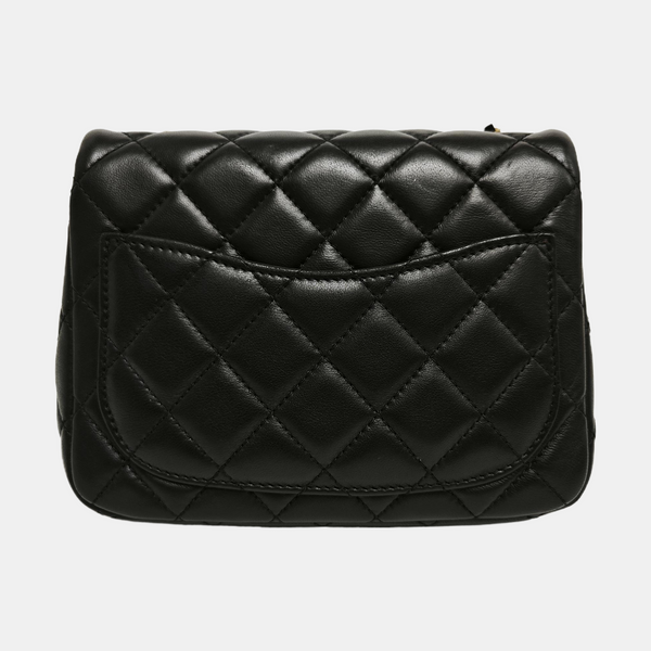 CLASSIC FLAP Mini Quilted Lambskin Black