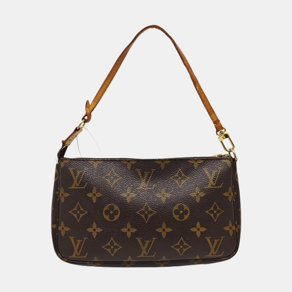 ACCESSOIRES Monogram Coated Canvas Brown