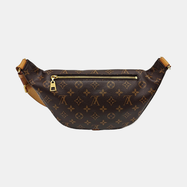 BUMBAG Monogram Coated Canvas Brown