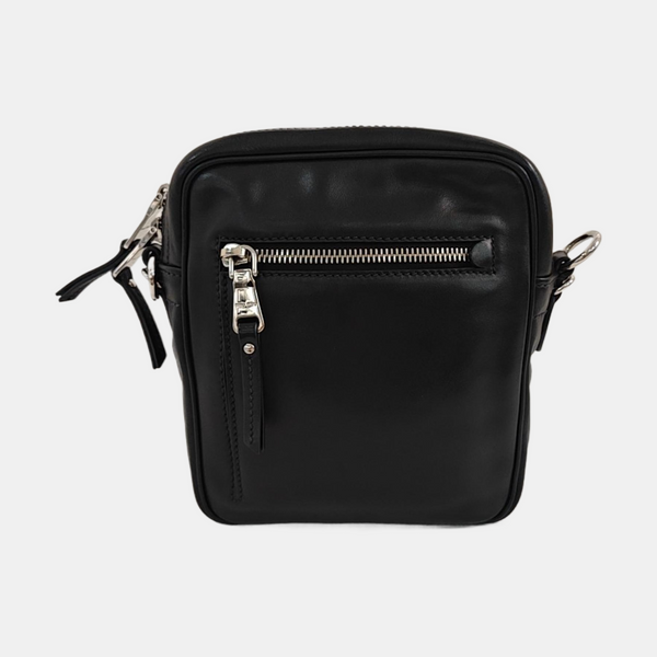 Calfskin Shoulder Bag Black