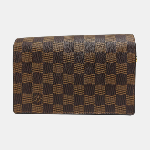 VAVIN Damier Ebene Coated Canvas Brown