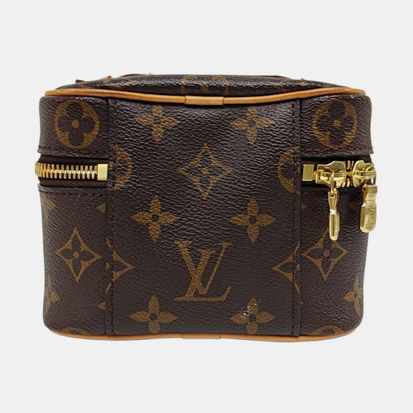 NICE Super Mini Monogram Coated Canvas Brown