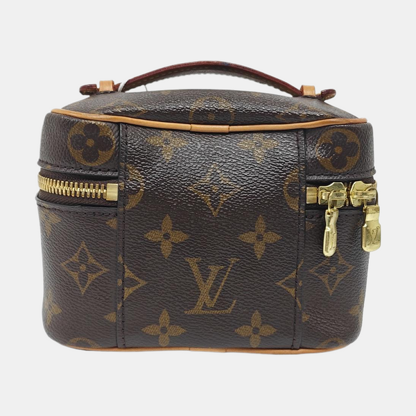 NICE Super Mini Monogram Coated Canvas Brown