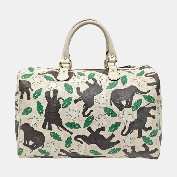 Joy Medium Coated Canvas Beige