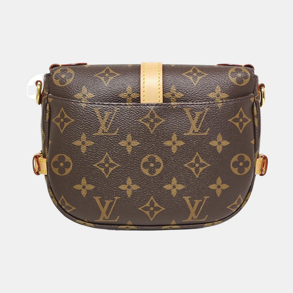 SAUMUR BB Monogram Coated Canvas Brown