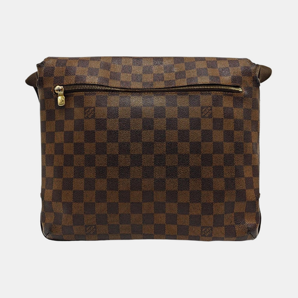 BROOKLYN Damier Ebene Coated Canvas Brown
