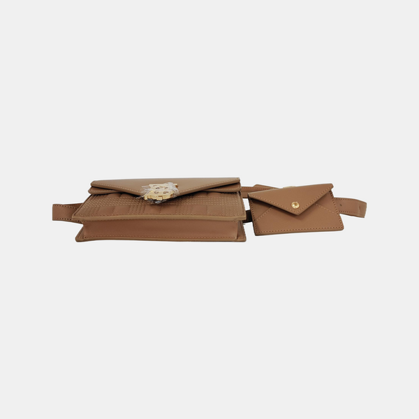 Quilted Calfskin Brown