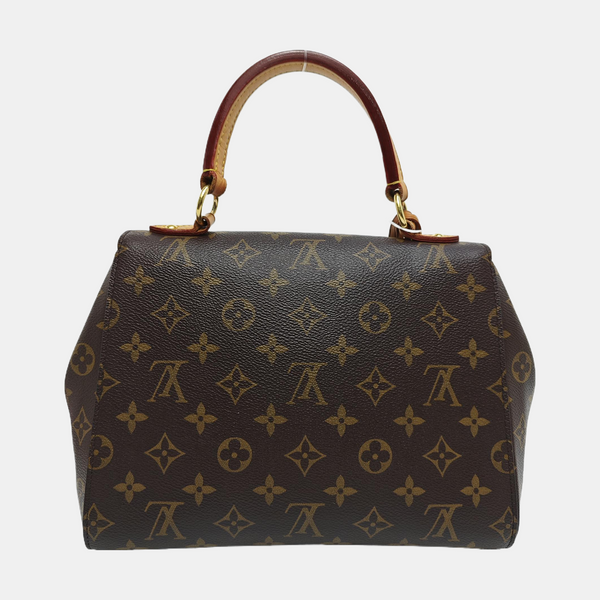 CLUNY PM Monogram Coated Canvas Brown